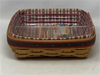 1998 Longaberger picnic pal basket, with three