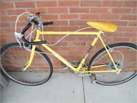 Yellow 1970's Bama6 Grand Sport 10 Speed Bike
