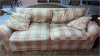 Couch with throw pillows