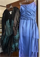 (2) RETRO 1980'S PROM DRESSES