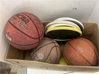 Basketballs and Frisbees