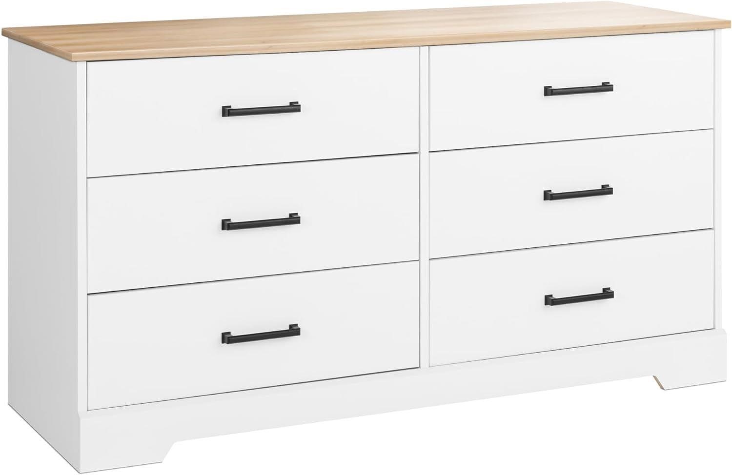 Prepac Double Drawer Dresser,