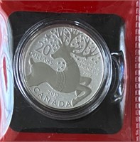 2012 Fine Silver $20.00 Specimen Coin – Reindeer