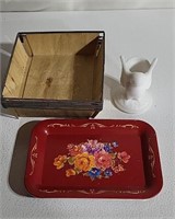 Tooth pick holder, berry baskets and trays