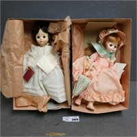 Pair of Madame Alexander Collector Dolls
