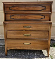 Mid-century Modern Walnut Tall Dresser