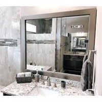 pendleton nickel framed vanity mirror 36