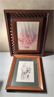 Artwork, Frames, Amish, Flowers