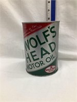 Wolf’s Head Oil Qt. Metal Can