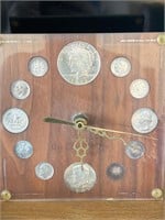 Numismatic Silver Coin Clock