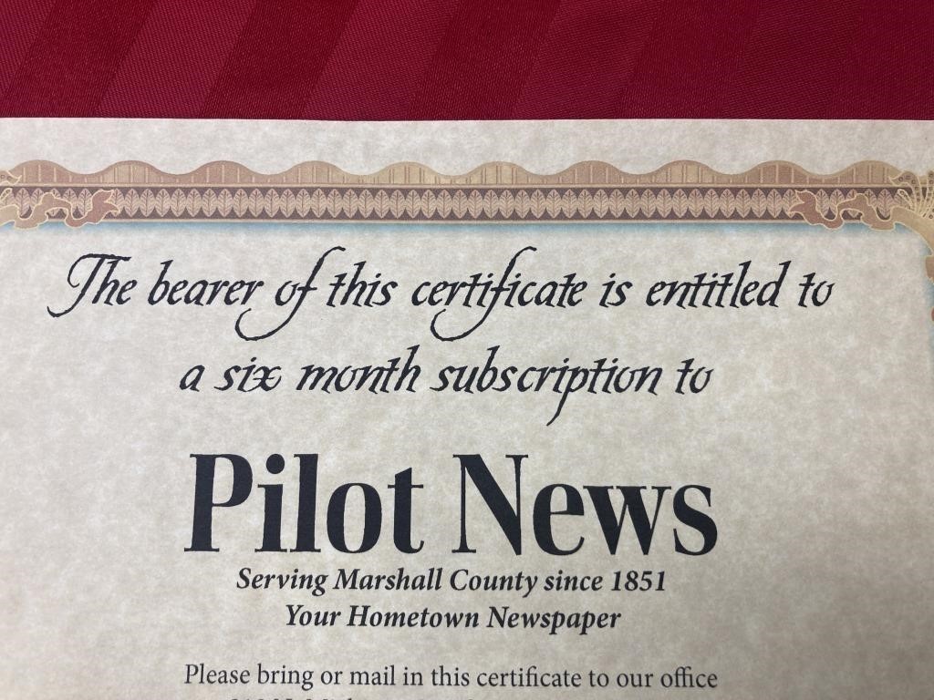 Six months subscription to pilot News