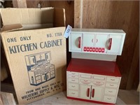 ANTIQUE KITCHEN CABINET TOY