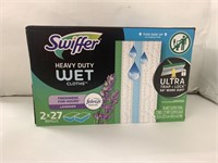 (8xbid)Swiffer 2pk Heavy Duty Wet Cloths