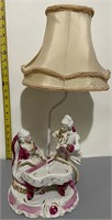 Lamp - Victorian Musicians Porcelain Lamp