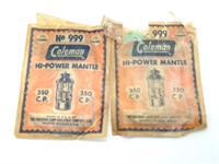 Coleman No. 999 Mantles 1940s-1950's