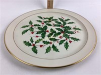 Lenox Holiday Platter, Christmas ~ 12-3/4" 24k