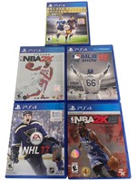 PS4 GAMES - LOT OF 5