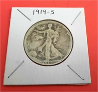 1919-S Walking Liberty 50 Cent Coin