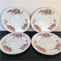 4 FOLEY CHINA DINNER PLATES