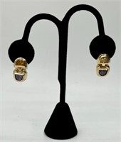 14k French Clip Earrings - 8.7tw
