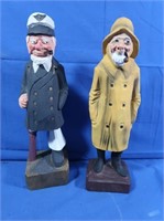 Wooden Handcarved Sailor Figures