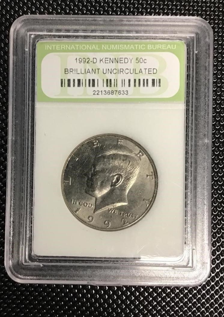 1992-D KENNEDY 50c uncirculated MINT