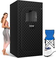 X-Vcak Portable Steam Sauna Tent 80*80*180cm Black