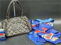 Chanel Purse & Playing Cards Scarf