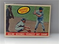 1959 Topps Youngest Batting Champ Al Kaline #463