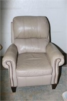 Beige Leather Reclining Chairs
