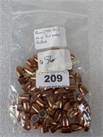 Bullets, 9mm FMJ, 115 Gr., Qty: 56