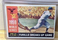 OF) 1959 WORLD SERIES CARD NUMBER 387