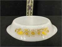 Vintage Glasbake Divided Dish