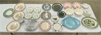 Group of Mixed Plates, Platters, and More