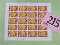 US STAMPS CHINESE NEW YEAR MINT SHEET