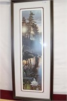 Daniel Pierce  Framed Loon Art   L/E  875 / 2500