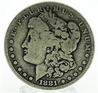 1881-O Morgan Silver Dollar