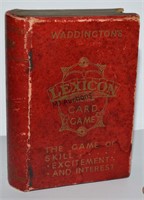 Antique Lexicon Card Game Boxed Waddington 1932