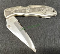 Very nice stainless steel pocket knife with