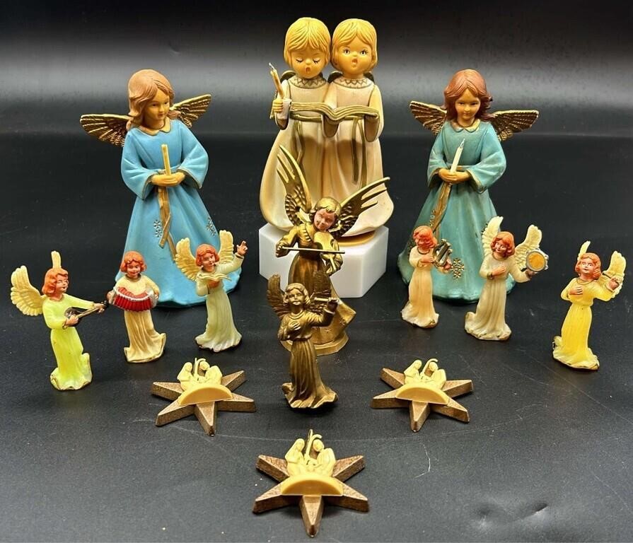 Vintage Merton Christmas Angel Figurines