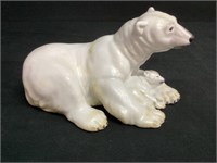 Herend Polar Bear & Cub,Kingdom Classic