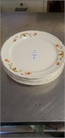 7 jewel Dinner plates.
