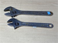 2 Adjustable Wrenches