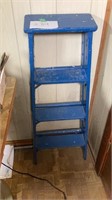 Blue Step Ladder BO. 39” tall