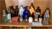 Lot of Antique Medicine Bottles BOF
