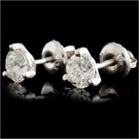 0.72ctw Diamond Earrings in 14K Gold