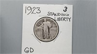 1923 Standing Liberty Quarter yw3003