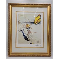 Salvador Dali 1904-89 Lithograph Signed COA