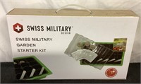 C8) Swiss military design garden starter kit new