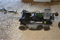 EGO Power Lawn Mower w/Battery/Charger & weedeater